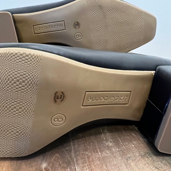 Liz Claiborne‎ Faris pump with block heel women's size 8 black-NWOT - Picture 10 of 10